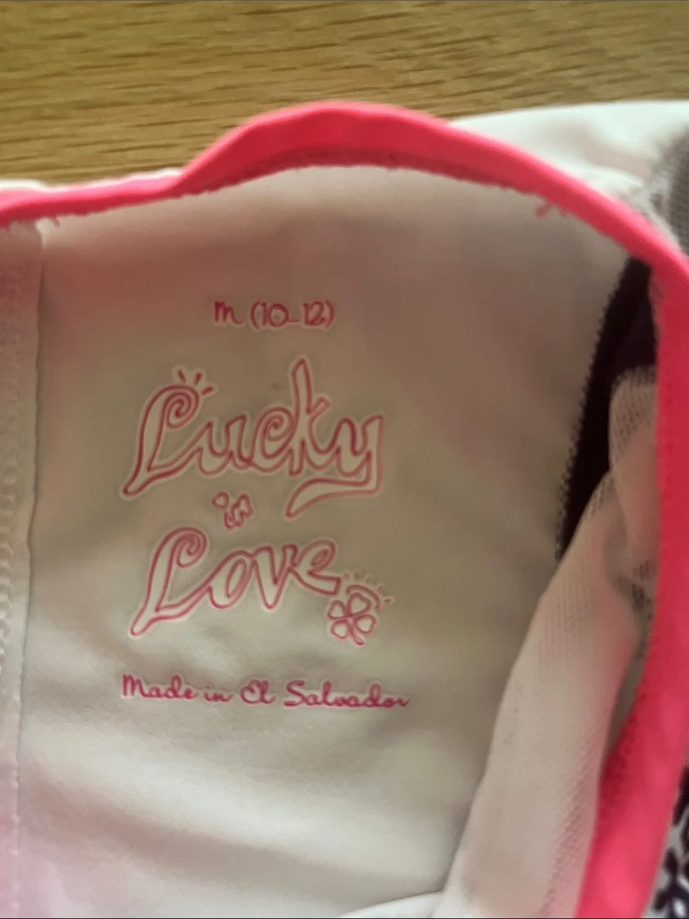 Lucky in Love White Tank & Skort Set with Pink and Navy Accents